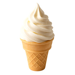 Soft Serve Ice Cream Cone