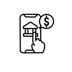Online banking icon
