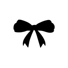 Ribbon bow silhouette