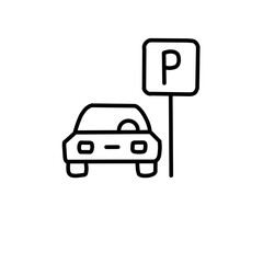 Car parking icon