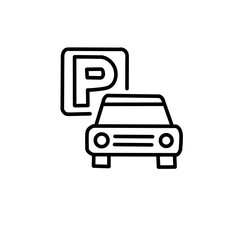 Car parking icon