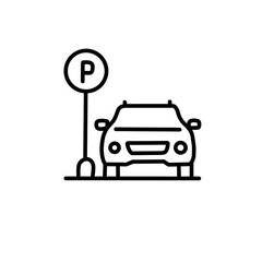 Car parking  icon