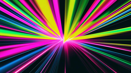 Fototapeta premium Abstract Starburst Background with Vibrant Rays