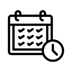 calendar line icon