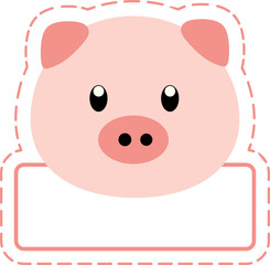 Animal Name Tag Label