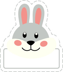 Animal Name Tag Label