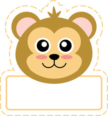 Animal Name Tag Label