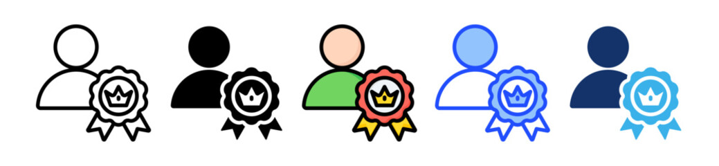 Vip Icon Collection With Multiple Styles