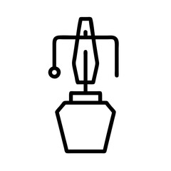 Pencil in Pot Icon - Creative Tools, Office Supplies Illustration