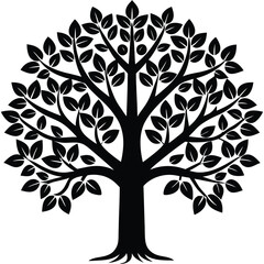 Fototapeta premium Linden Trees icon set on white background