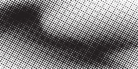 Vector abstract blue background frame of geometric shapes. Circular ornament. Pattern of dots, particles, molecules, fragments. vector illustration