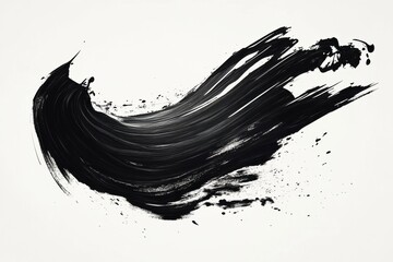Abstract Black Brushstroke (1)
