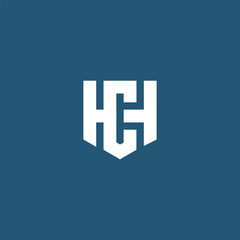 Minimal Innovative Initial CH logo and HC logo.