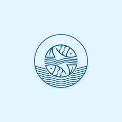 seafood logo restaurant labels designs