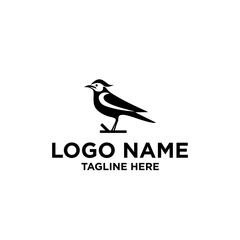 logo bird minimalist, line art,simple