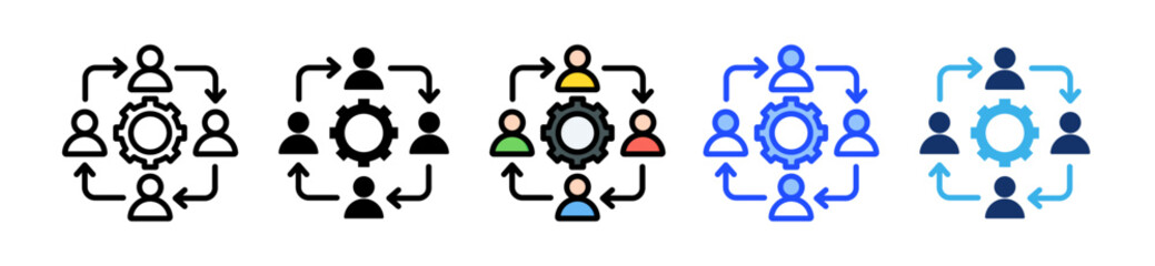 Civic Engagement Icon Collection With Multiple Styles