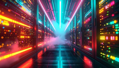 Futuristic servers enable limitless possibilities.  