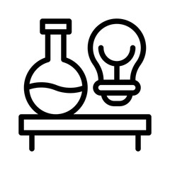 innovation lab line icon