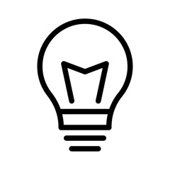 lightbulb line icon