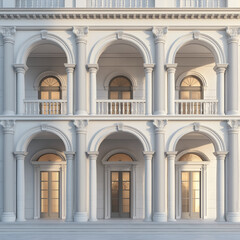 Obraz premium Roman-inspired mansion