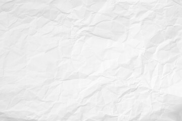 White Paper Texture background. Crumpled white paper abstract shape background with space paper for text