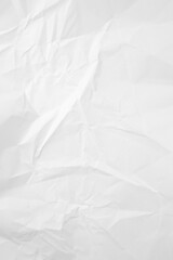 White Paper Texture background. Crumpled white paper abstract shape background with space paper for text
