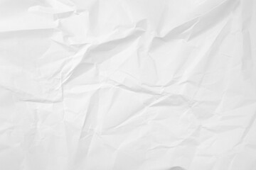 White Paper Texture background. Crumpled white paper abstract shape background with space paper for text