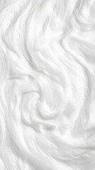 Obraz premium Soft, flowing white fabric creates serene and calming atmosphere, perfect for backgrounds or textile designs. gentle waves evoke sense of tranquility and elegance