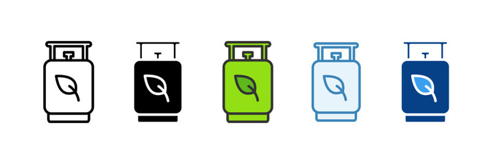 Gas  Icon Set Multiple Style Collection