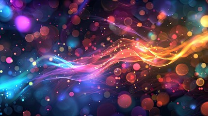 Fond abstrait de formes douces et lumineuses