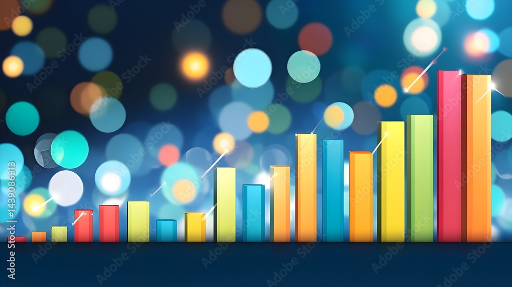 Poster analyzing inventory trends with heat maps business insights visual data dynamic environment