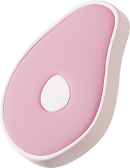 Pink meat steak