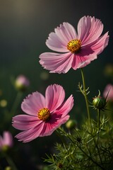 Obraz premium pink cosmos flower