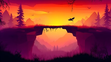 Sunset flight over the majestic yunnan stone forest a geographical wonder in nature's serenity