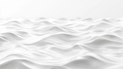 Obraz premium White Glossy Waves Abstract Background white glossy waves abstract background texture surface smooth