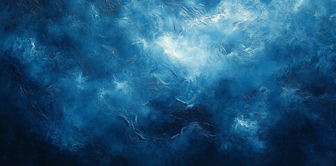 Fototapeta premium Abstract Blue Ocean Texture Background Painting