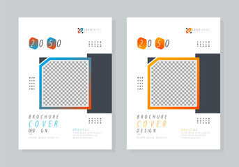 Corporate Business Book Cover design template Set