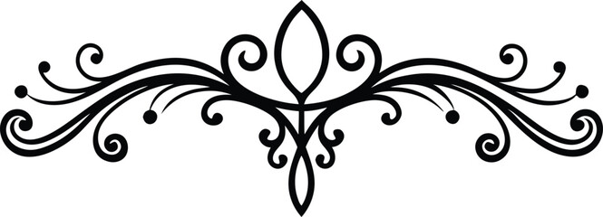 Hand Drawn Decorative Divider Vector Art Elegant Line Elements for Invitations and Design Projects