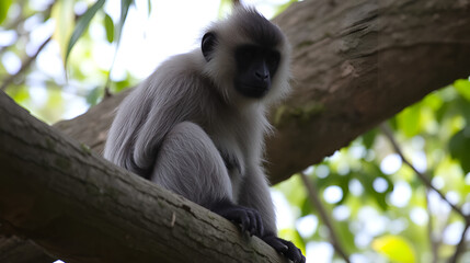 Obraz premium Macaca silenus