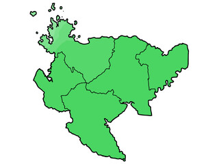 少しゆるい佐賀県地図 地域分け 九州 西日本