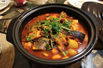Zesty and tasty Korean catfish soup