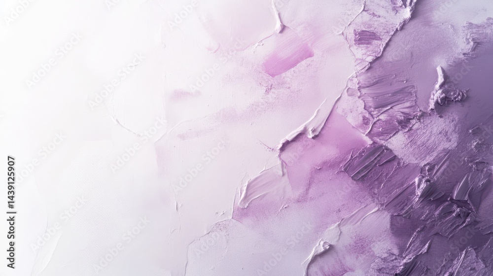 Poster Abstract white background featuring a delicate palette of purples and pinks, creating a textured and visually appealing surface