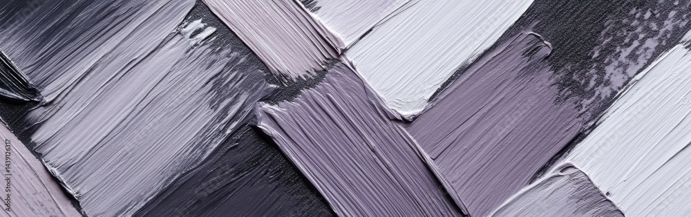 Poster Abstract pencil strokes design with gray and lavender hues creating artistic background texture