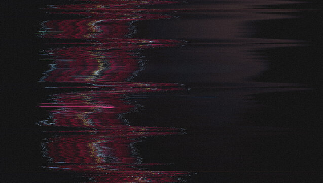 Digital Glitch Art, Screen Error Effect, VHS Noise Texture, Pixel Corruption, Cyberpunk Visual, Broken Signal Background