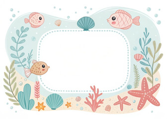 Naklejka premium frame with birds