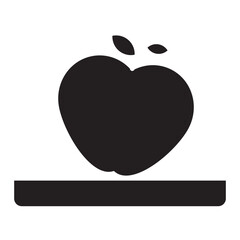 apple glyph icon