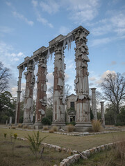 Windsor Ruins - Antebellum Pillars of Mississippi's Luxury Plantation Home