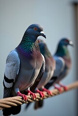 Fototapeta premium pigeon on the branch