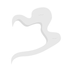 Smoke Clouds Element in Abstract Design. Vector Illustration. 