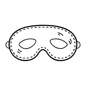recommend clip art: eye mask for sleeping icon, eye mask for sleeping line art - simple line art of eye mask for sleeping, perfect for eye mask for sleeping logos and icons